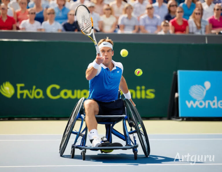 #WheelchairTennis, #Paralympics, #AdaptiveSports, #InspiringAthletes, #NeverGiveUp, #ParalympicHeroes, #TennisChampions