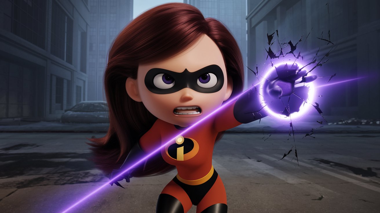 Millie Bobby Brown Violet, The Incredibles Live-Action Trailer, Scarlett Johansson Elastigirl, Millie Bobby Brown Violet Parr, The Incredibles Concept Trailer, live-action adaptations, superhero movies, Violet Incredibles, Millie Bobby Brown news, The Incredibles cast