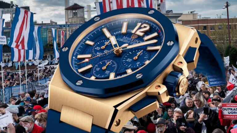 Trump watches 2024, Trump $100K watches, Trump campaign profits, Trump political fundraising, Trump luxury watches