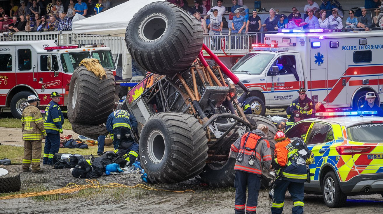 #PerthRoyalShow #MonsterTruck #Accident #Claremont #AdrenalineGoneWrong #SafetyFirst