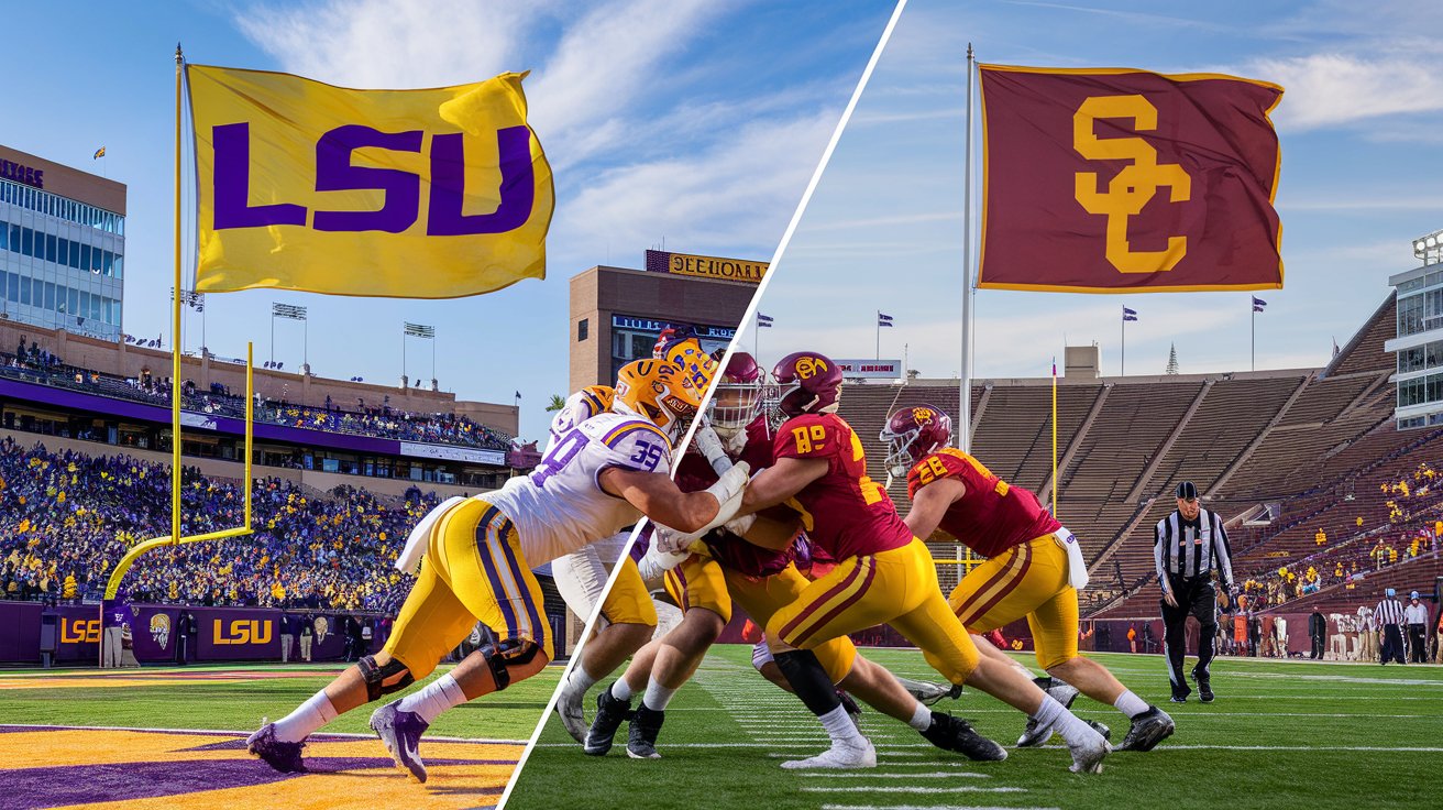 lsu football,lsu football,usc football,lsu vs usc,lsu football schedule,usc vs lsu,usc,lsu game,brian kelly,lsu vs usc prediction