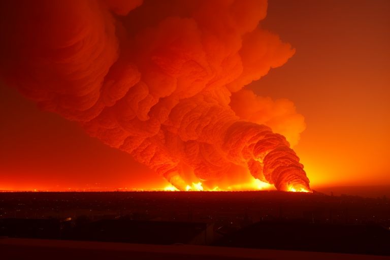 #SouthernCaliforniaWildfire #NuclearSky #WildfireDisaster #CaliforniaFire #ApocalypticSky #WildfireHorror