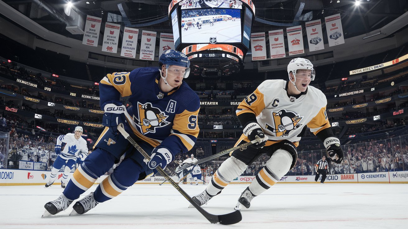 Penguins vs. Maple Leafs, NHL milestones, Sidney Crosby records, Evgeni Malkin milestones, Penguins Maple Leafs rivalry, NHL history