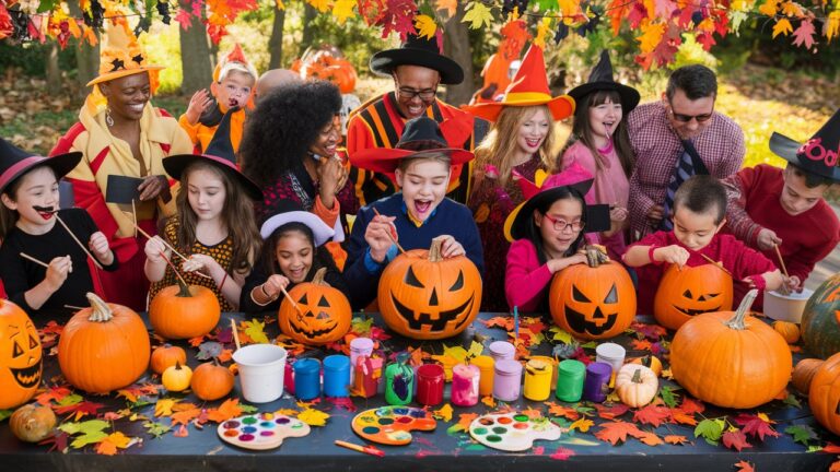 #PumpkinPainting #HalloweenDecor #DIYHalloween #CreativePumpkins #FamilyFun #HalloweenCrafts