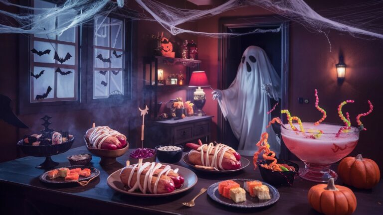 #HalloweenParty, #PartyHacks, #SpookySeason, #DIYHalloween, #TrickOrTreatPro, #HalloweenFun, #GhostlyGatherings