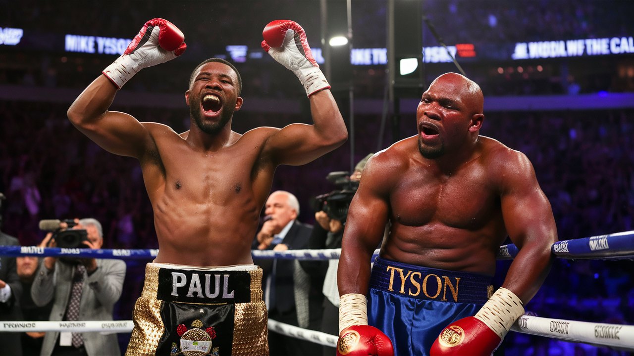 #JakePaul #MikeTyson #BoxingLegend #UnbelievableVictory #HistoryMade