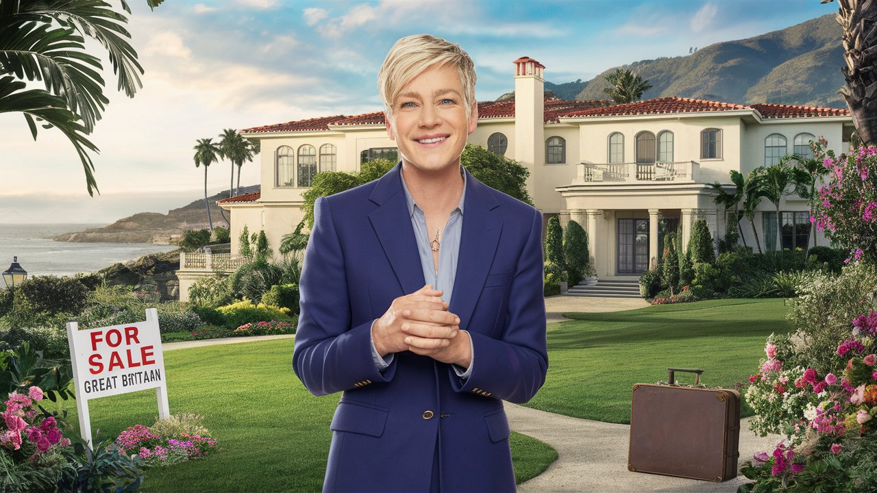 #EllenDeGeneres #CelebrityMoves #LifeInTheUK #HollywoodToBritain #MontecitoEstate