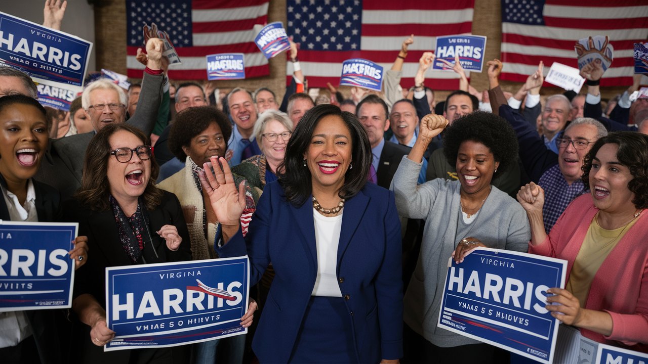 #HarrisVictory, #TrumpDefeated, #VirginiaElection, #Election2024, #PoliticalShock