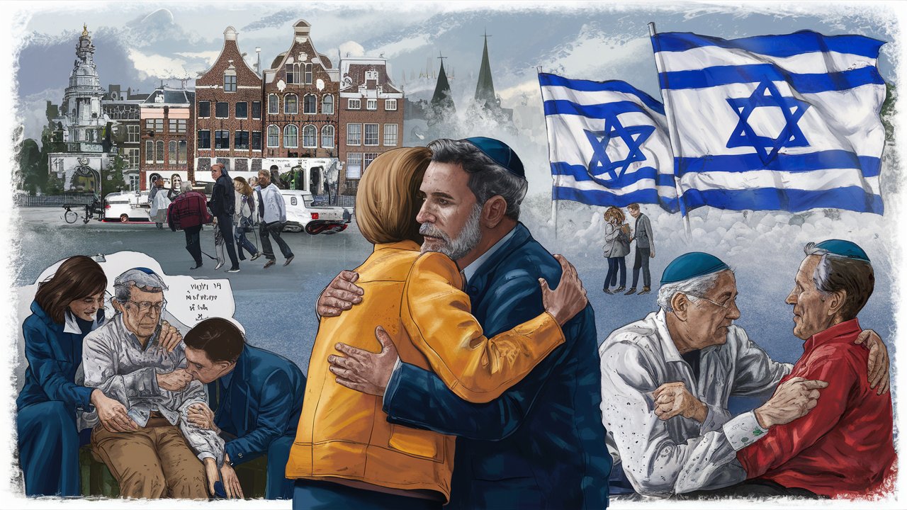 #IsraelStepsIn, #AmsterdamPogrom, #JewishSupport, #UnityInCrisis, #CompassionAcrossBorders, #StandingTogether, #GlobalSolidarity, #HelpInDarkTimes