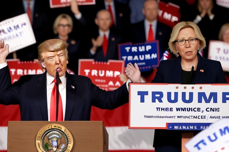 #TrumpVsCheney, #PoliticalRhetoric, #GOPDivide, #WarHawk, #2024Elections, #LizCheney, #Trump