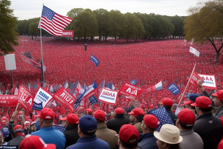 #TrumpRally #FightFight #MakeAmericaGreatAgain #Campaign2024 #PoliticalRally
