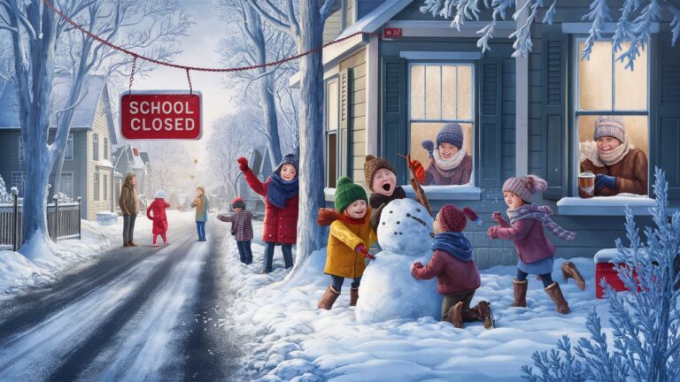 #SchoolClosures, #SnowDay, #WinterStorm, #RoadConditions, #StaySafe