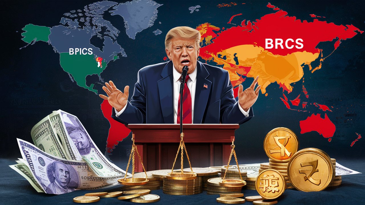 #TrumpTariff #BRICS #GlobalEconomy #CurrencyWar #USPolitics #TradeWar #DollarDominance