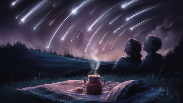 #MeteorShower #ShootingStars #NightSky #Geminids #StarGazing #SkyWatching #CosmicMagic